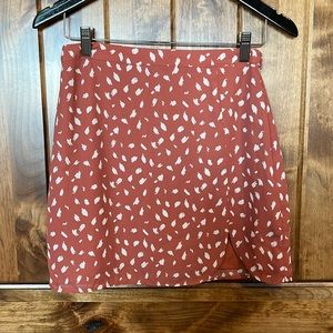 Lola grace skirt, orange with white flecks